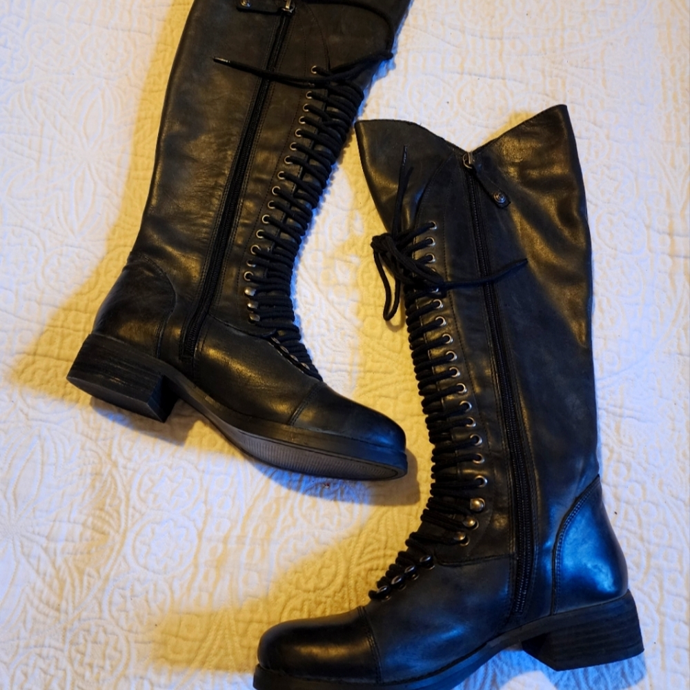Guess Zippered High Boots